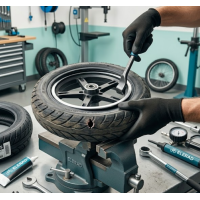 E-Scooter  Reifenwechsel  (ohne Motor) TUBELESS
