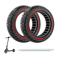 vollgummireifen 8,10,12,14 x 2.125 Off Road Tyres for Electric Scooter Ninebot F20/F30/F40/F65, 10 Inch Solid Rubber Tyres for Front and Solid Rubber Tyres