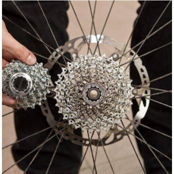 Wechsel von Kassette und Kettenblättern