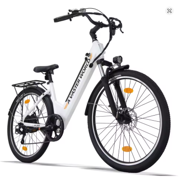 Elektrofahrrad 26 Zoll, ausgestattet mit einem 48V 10.4Ah Akku und einem 500W Motor. Erreicht eine Geschwindigkeit von bis zu 25 km/h mit einer Reichweite von 35-50 km.